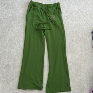 Active USA Olive Green Kids Joggers